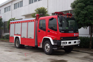 Original Two Row Five Seats Cab 139KW 3500 Kg Water & Foam Tanker Fire Trucks