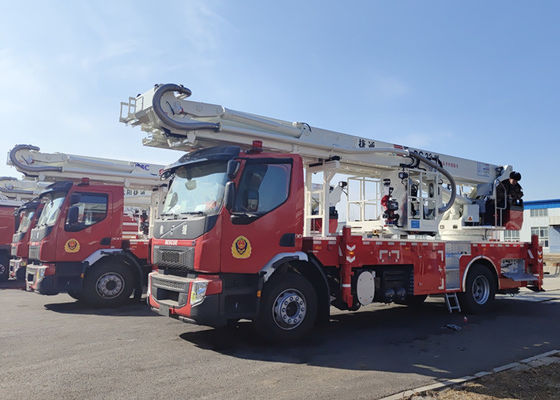 Shanghai Jindun 320kw/Hp 70m Aerial Tower Fire Truck