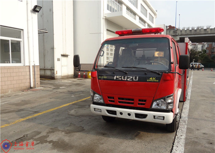4x2 Drive Water Tanker Fire Truck ISO9001 Approved With Water Cooling Engine