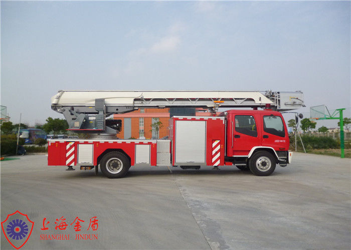 Isuzu Chassis Stainless Steel Aerial Ladder Platform Fire Truck 30m Height