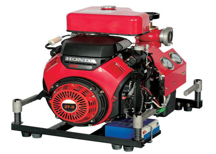 High Lift Portable Fire Pump 9m Maximum Suction Depth Hand / Electric Start Startup