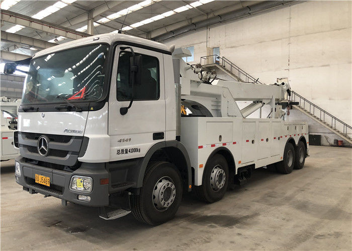 41000kg Towing Weight 2 Piece Winches Road Wrecker Truck 65 Rotation Angle
