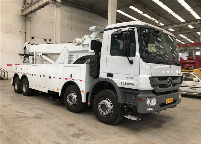 41000kg Towing Weight 2 Piece Winches Road Wrecker Truck 65 Rotation Angle