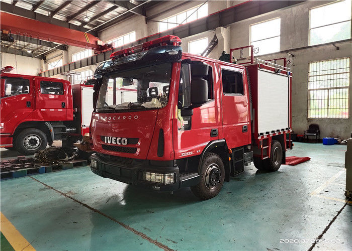 SS304 Material 4x2 Drive 160kW Power Military Water Tanker Fire Truck
