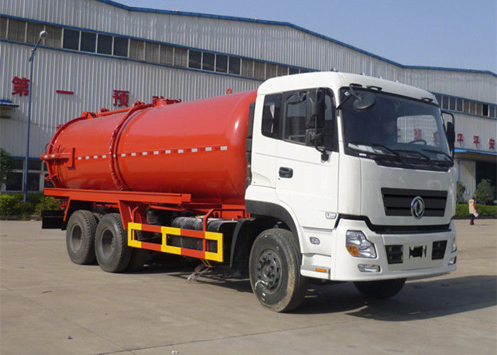 5mm Carbon Steel Manual Gearbox 4cbm Sewer Suction Truck