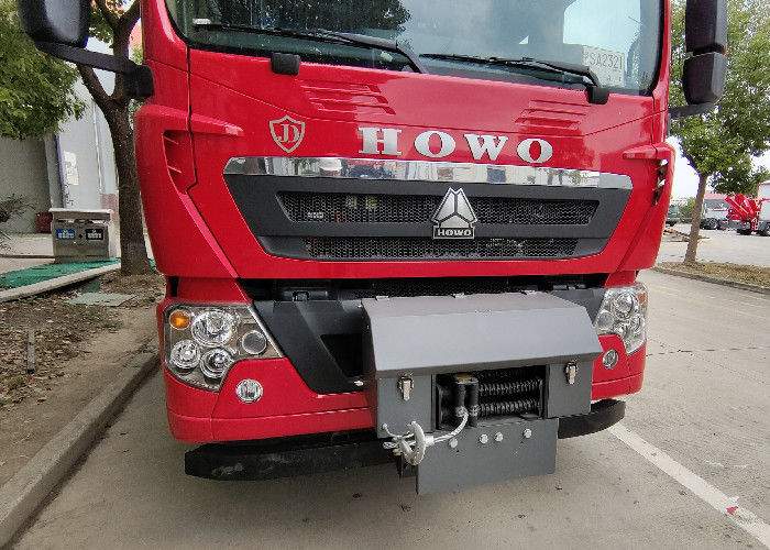 213KW 8 Ton Water and Foam Tender Fire Truck with Front Rescue Tow Hook