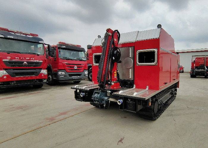 Water Intake Crawler Tracking Tanker Fire Truck