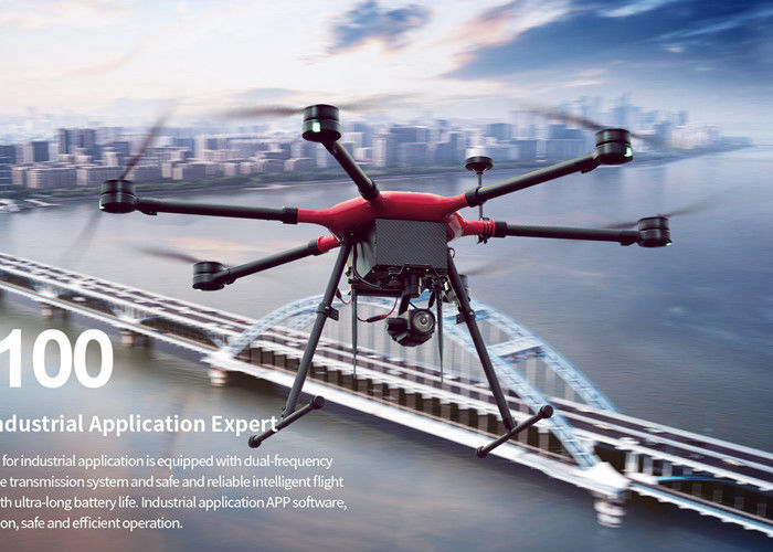 30X Optical Zoom Lens Firefighting Drones 5m/S Positioning