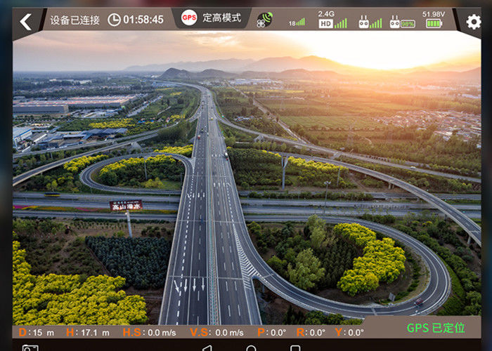 25000 Mah Tilt Camera Firefighting Drones Long Range Inspection