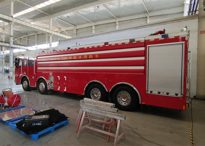 95Km/H 309kw Steel Combine Diesel Foam Fire Truck