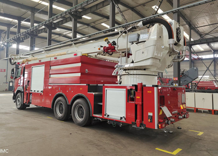 6 Seats 6×4 Driving Water Tower Fire Truck with 300L Fuel tank