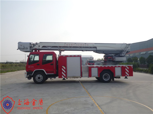camion dei vigili del fuoco di scala aerea commerciale di altezza di lavoro di 30m con due sedili della carrozza 6 di fila
