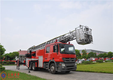 Camion dei vigili del fuoco di scala aerea importato dell'azionamento di Benz Chassis 6X4 32 metri di altezza di lavoro