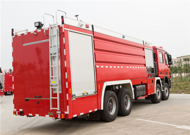 Camion dei vigili del fuoco posteriore dell'aeroporto dell'azionamento di HALE Pump 6000L/min 6X6 con il telaio importato