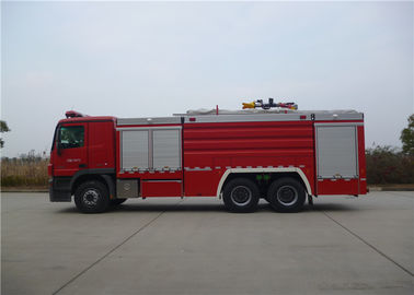 265KW 6x4 che conducono i camion dei vigili del fuoco commerciali innaffiano e spumano camion dei vigili del fuoco dell'autocisterna