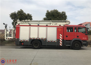 Short Adjustment Time 4x2 Drive Aerial Ladder Fire Truck 25m Working Height